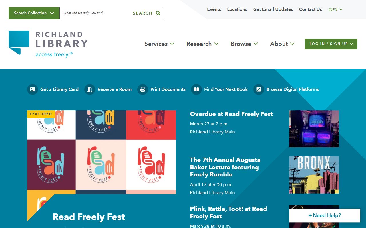 Richland Library South Carolina Room for Columbia property history research