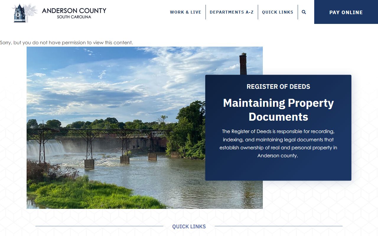 anderson county property records register of deeds website