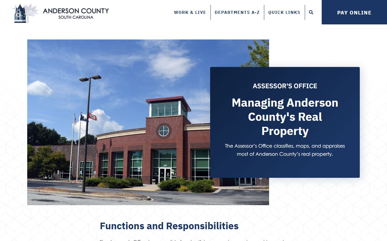 anderson county assessor property records website