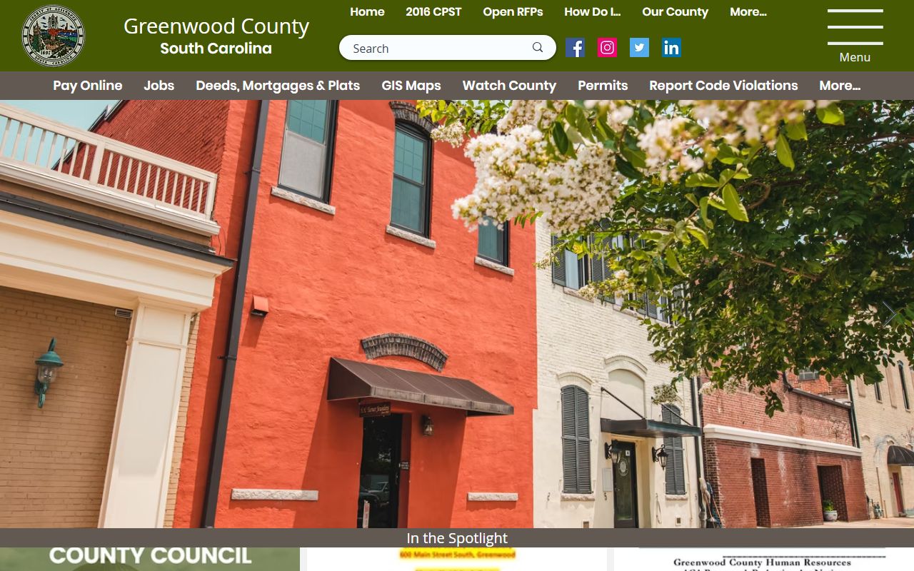 Greenwood County Clerk of Court website for property records in Greenwood County South Carolina