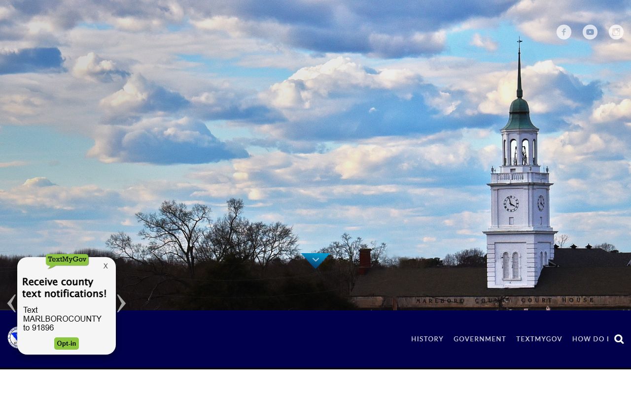 Marlboro County Clerk of Court website for property records in Bennettsville, South Carolina