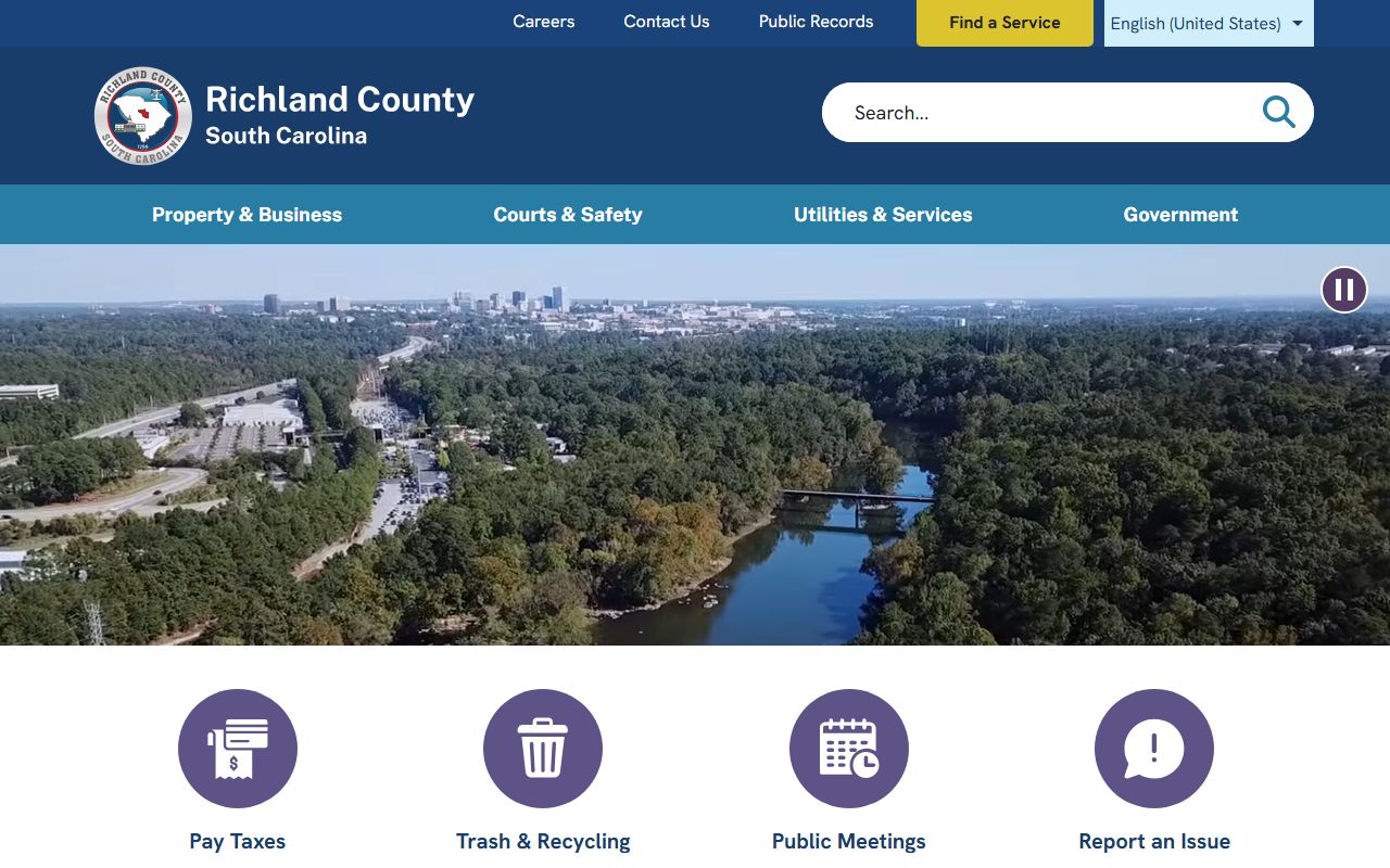 Richland County subscription service for online property records access in Columbia, South Carolina